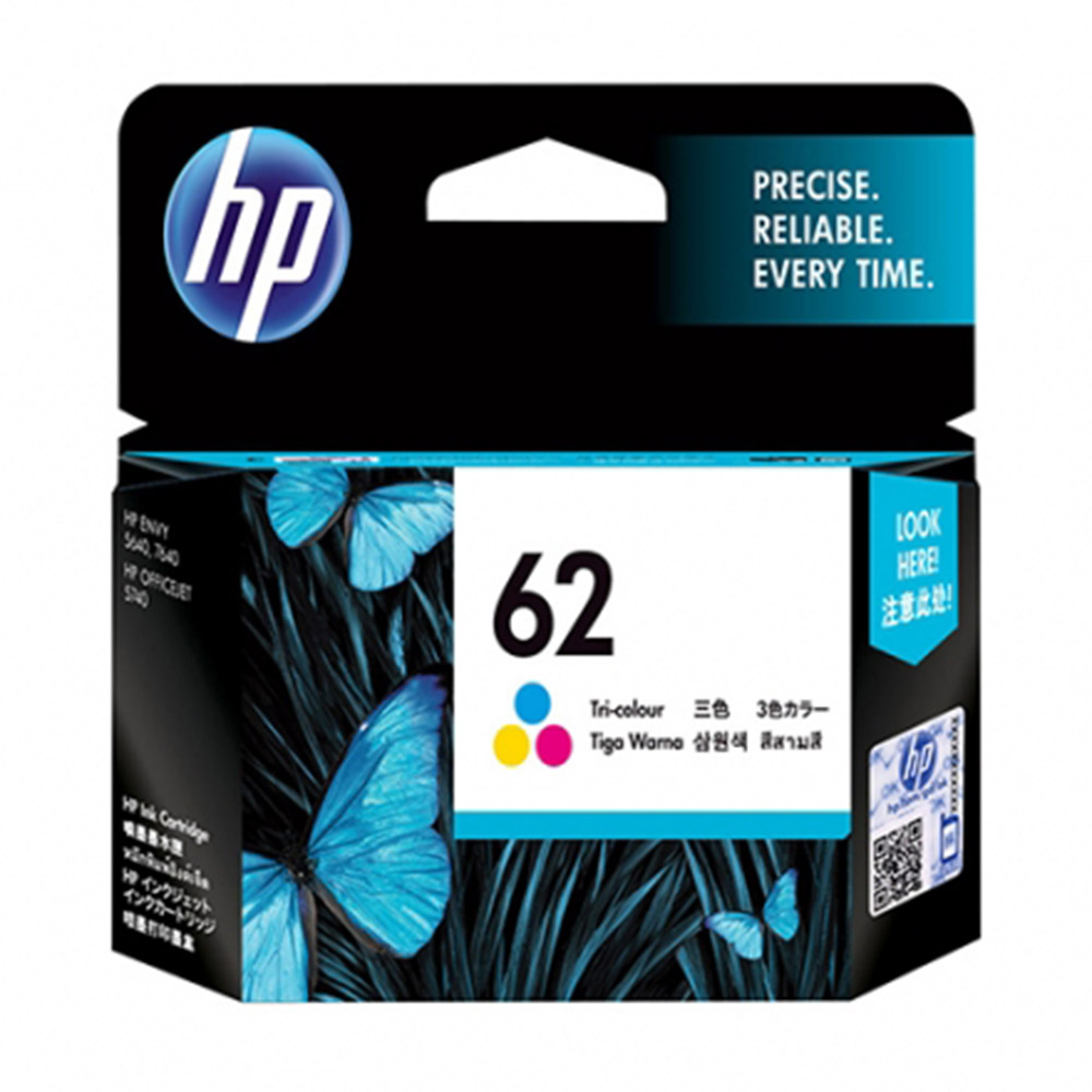 HP C2P06AA  NO.62 原廠彩色墨水匣